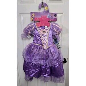 Disney Princess Rapunzel from Tangled Glow-in-the-Dark Costume Dress S